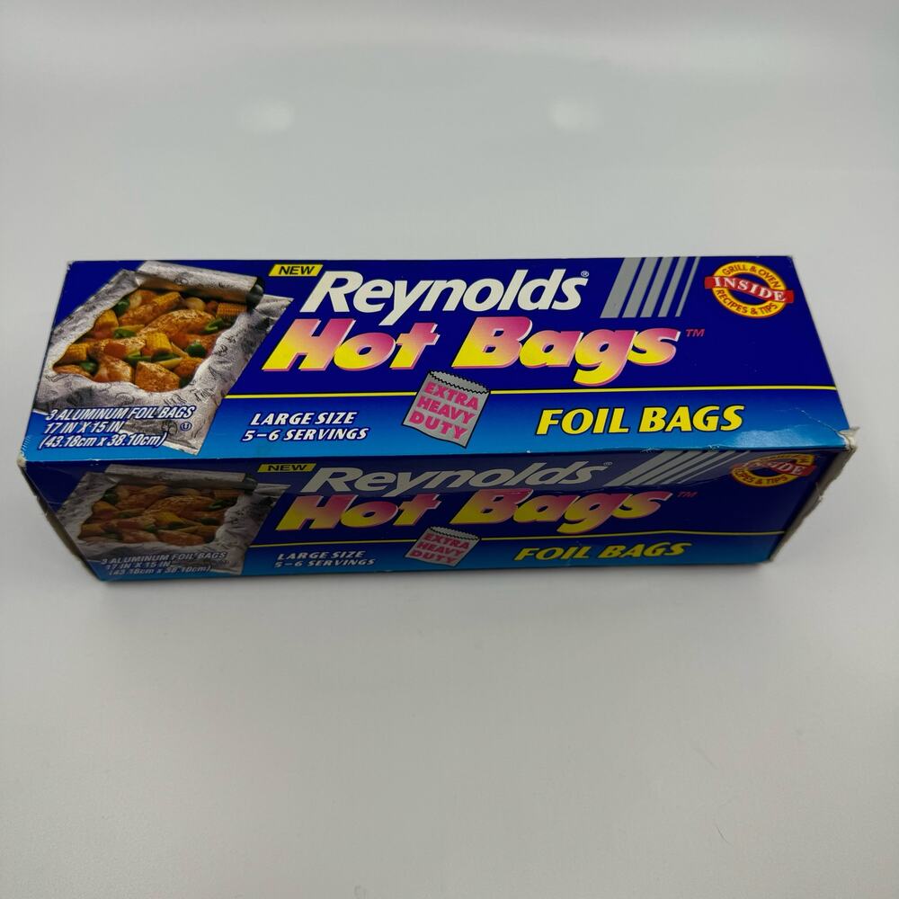 Reynolds Hot Bags Extra Heavy Duty Large 3 Foil Bags Discontinued